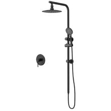 Lia 250mm Round Twin Shower Mixer Set